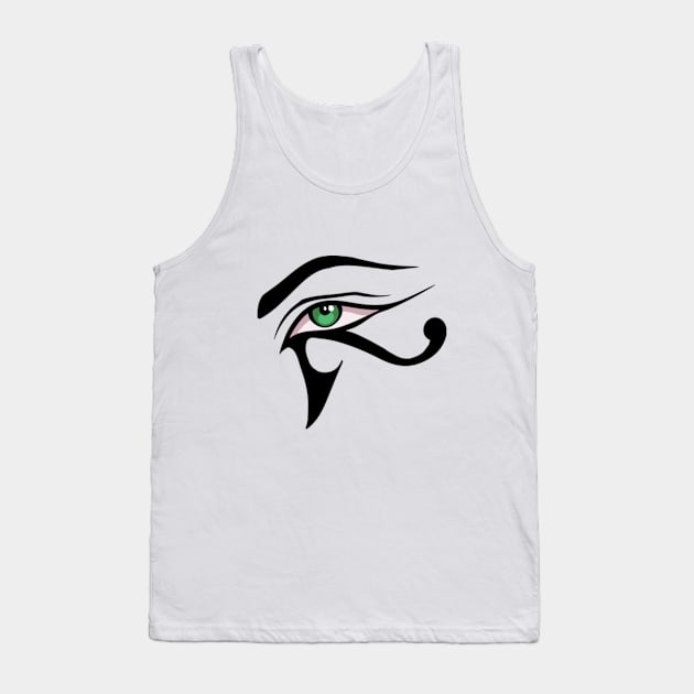 eye of horus color Tank Top by xzaclee16